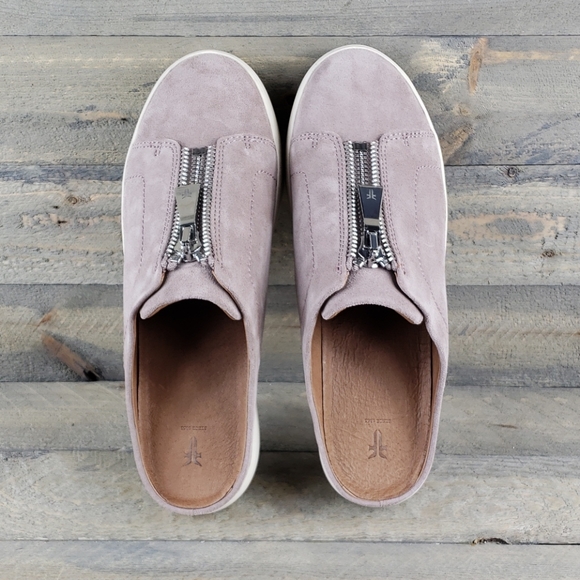 Frye Shoes Frye Lena Suede Zip Mule Dusty Rose Sneakers New Poshmark